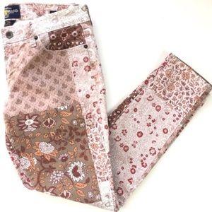 Lucky Charlie Patchwork Skinny Jeans